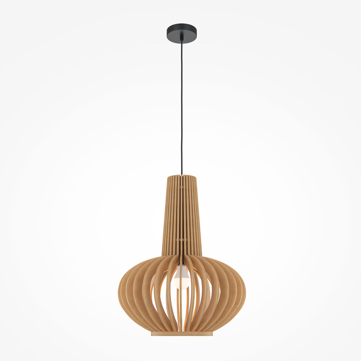 Roots Pendant Light – Ø350 mm – Black / Beige (MOD193PL-01W1)