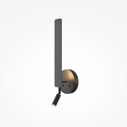 Combo LED Wall Light – Black / White (MOD214WL-L8B3K1)
