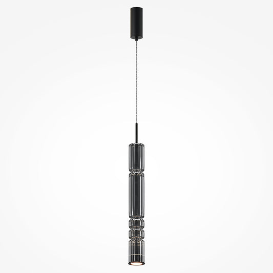 Ordo LED Pendant Light – Black / Smoky (MOD272PL-L12B3K)