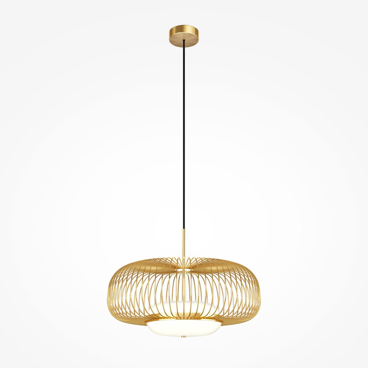 Levitation LED Pendant Light – Brass / White, 20W by Maytoni – view 5