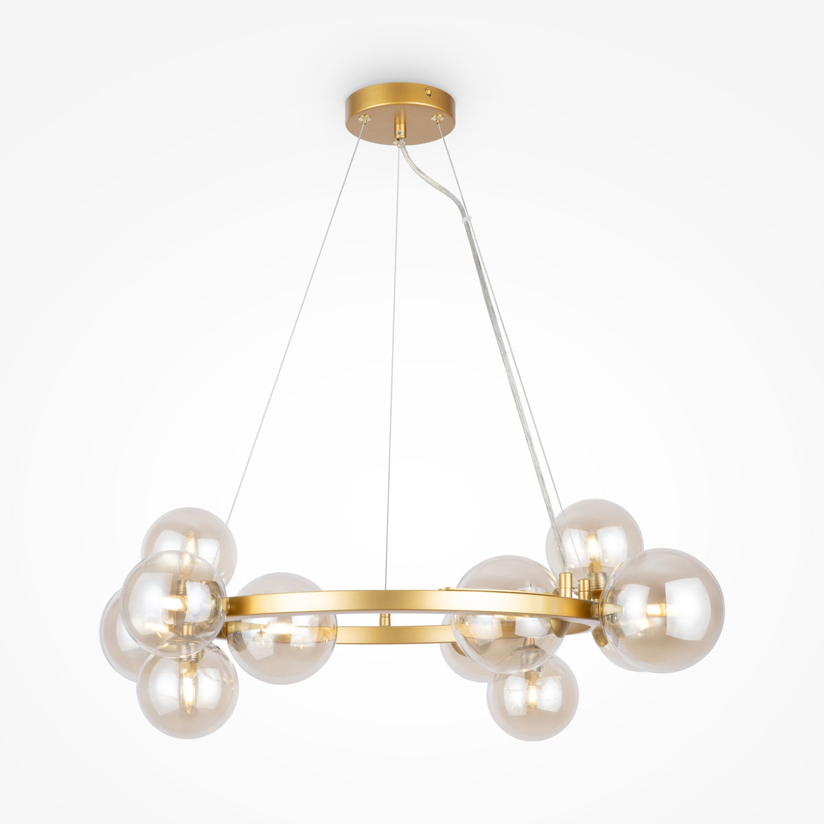 Dallas Pendant Light – 11-Light – Gold / Amber (MOD545PL-11G), view 5