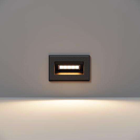 Bosca LED Outdoor Wall Light – 3W – Black (O045SL-L3B3K)