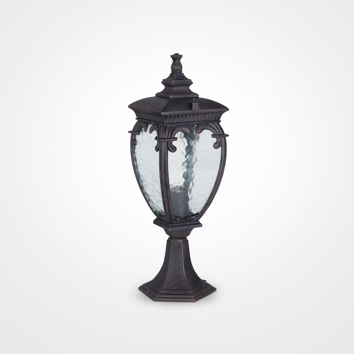 Fleur 485 mm Outdoor Bollard Light – Bronze antique, view 6