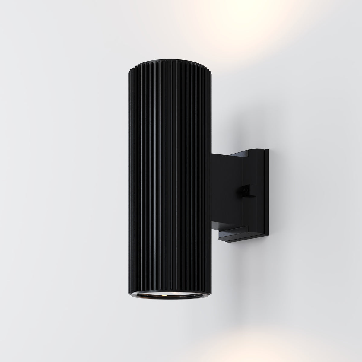 Rando Outdoor Wall Light – 2-Light – Black (O419WL-02B)