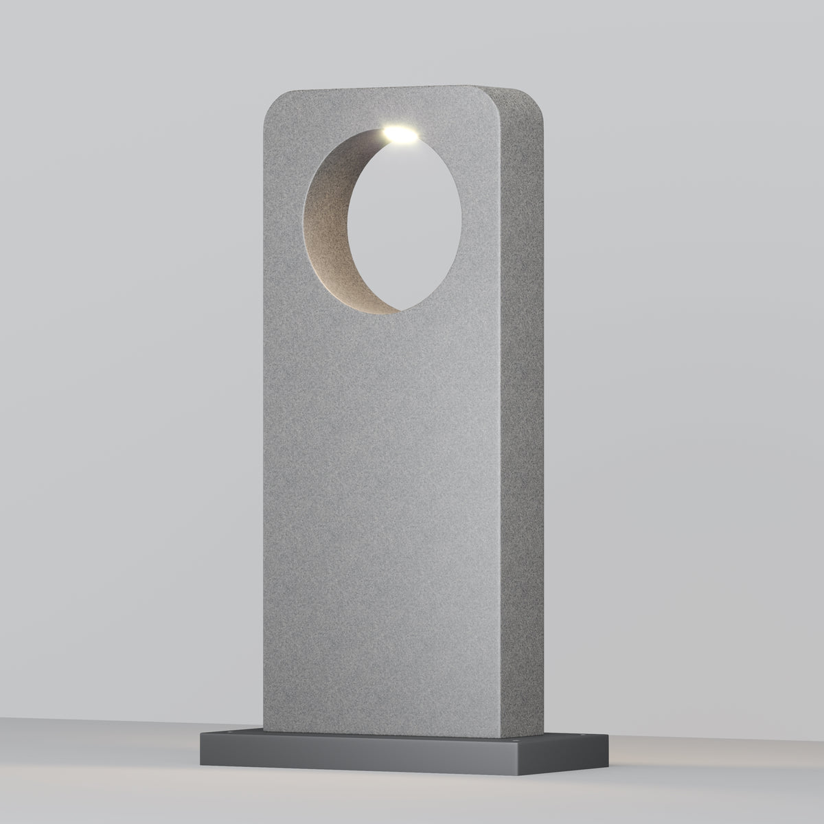 Betone LED Outdoor Bollard Light – Cement, view 8