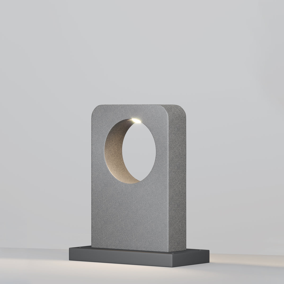 Betone LED Outdoor Bollard Light – Cement, view 4