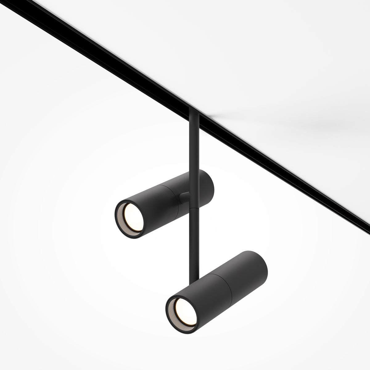 Elti LED Exility Magnetic Track Light – Duo, 24W – Black (TR005-2-2X12W3K-B)
