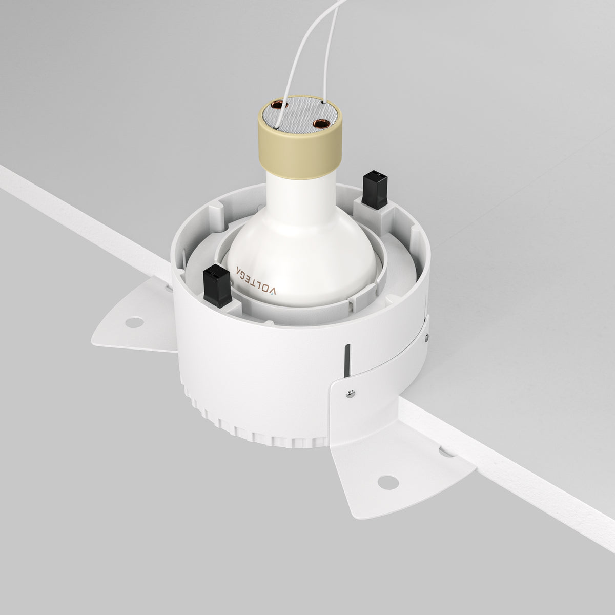 Share Recessed Downlight – Ø140mm – White (DL051-01-GU10-RD-W), view 4