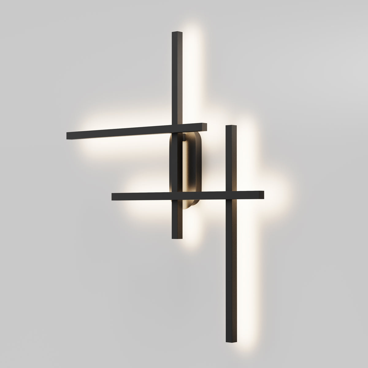 Halo LED Wall Light – Black / White, 24W by Maytoni – view 5