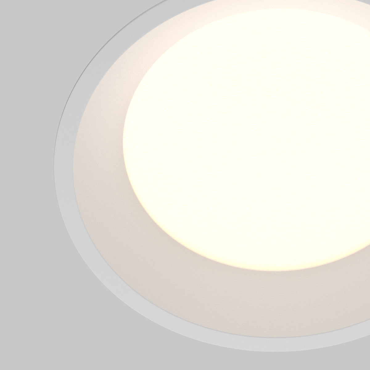 Okno recessed downlight design detail