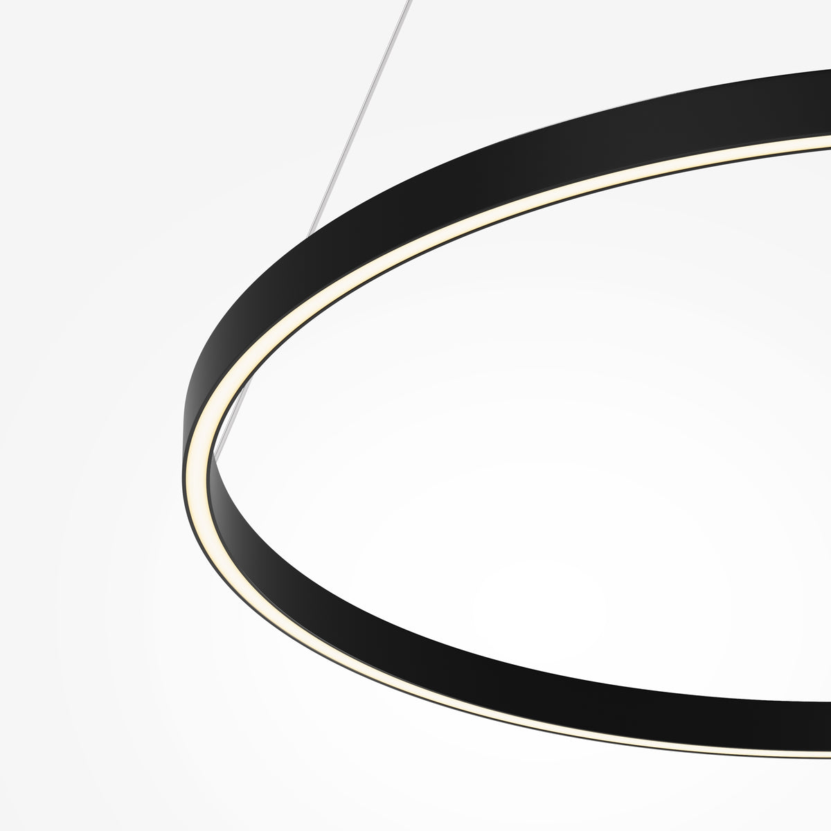 Rim LED Pendant Light – 51W – Black / White (MOD058PL-L42BK), view 3