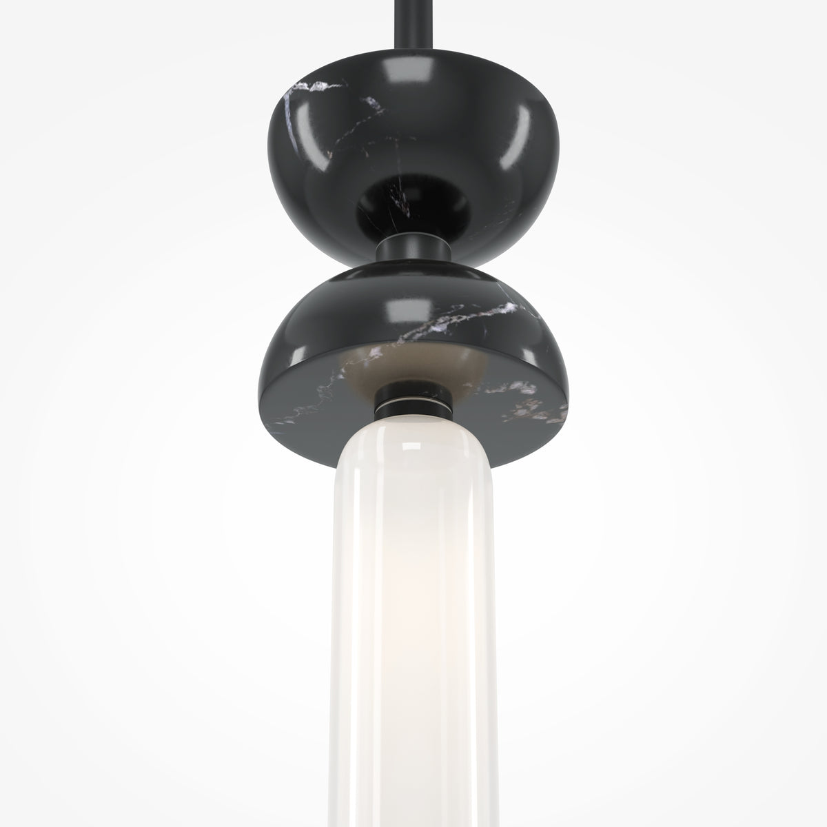 Kyoto Pendant Light – 28W – Black / White (MOD178PL-01B), view 11