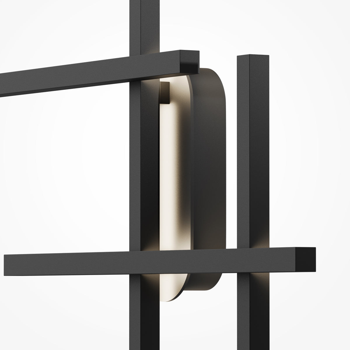Halo LED Wall Light – Black / White, 24W by Maytoni – view 2