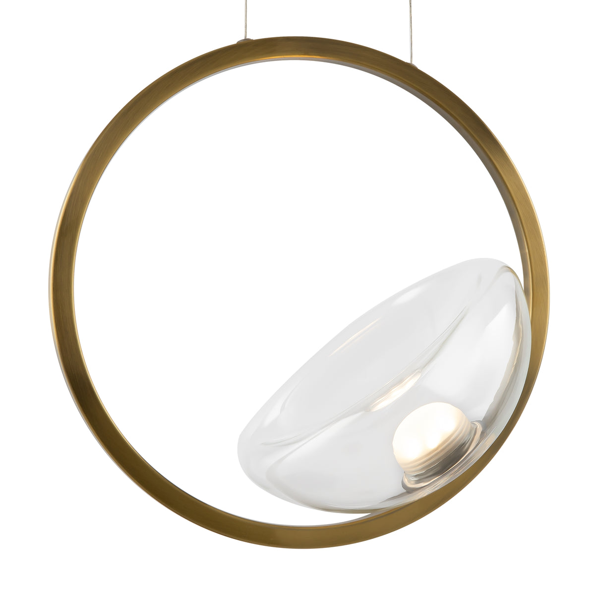 Lunare LED Pendant Light – Brass, 5W by Maytoni – view 4