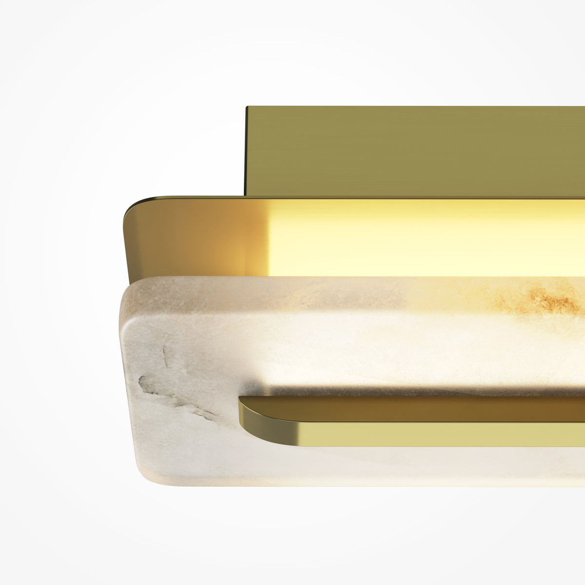 Albatre LED Wall Light – Brass / White, 18W by Maytoni – view 3