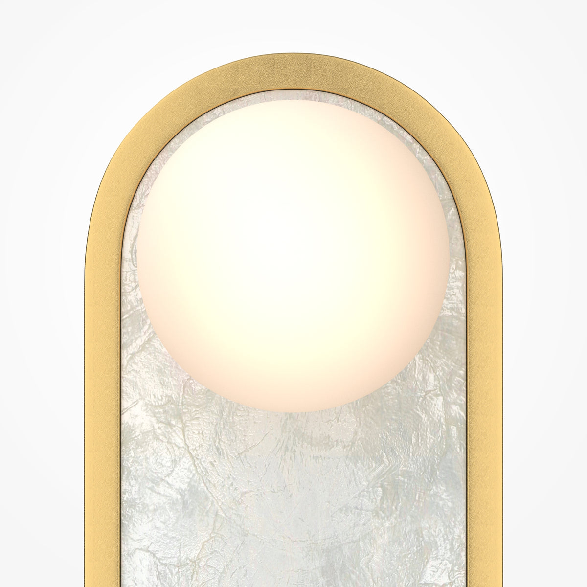 Perlamour LED Wall Light – Brass / White (MOD473WL-L25BSK), view 3