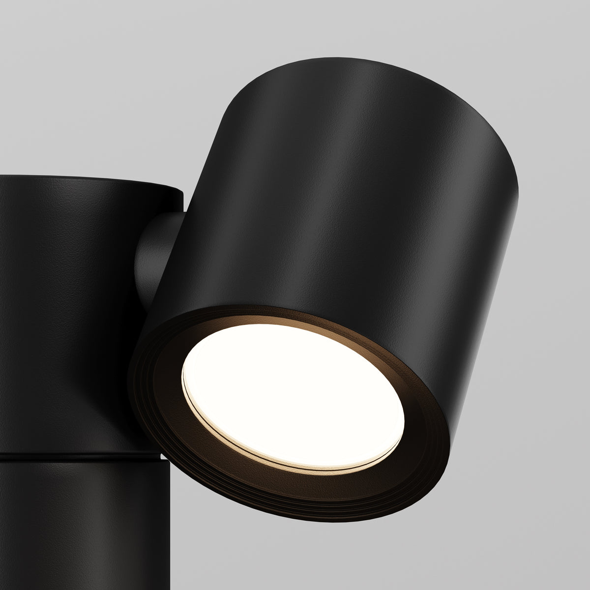 Wall Street Double Outdoor Bollard Light – Black, view 4