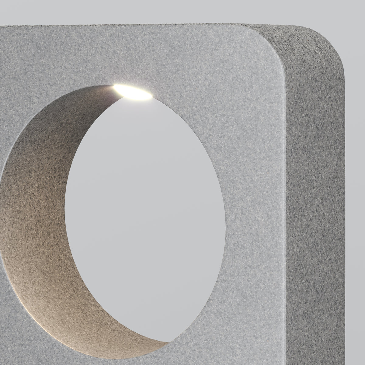 Betone LED Outdoor Bollard Light – Cement, view 6