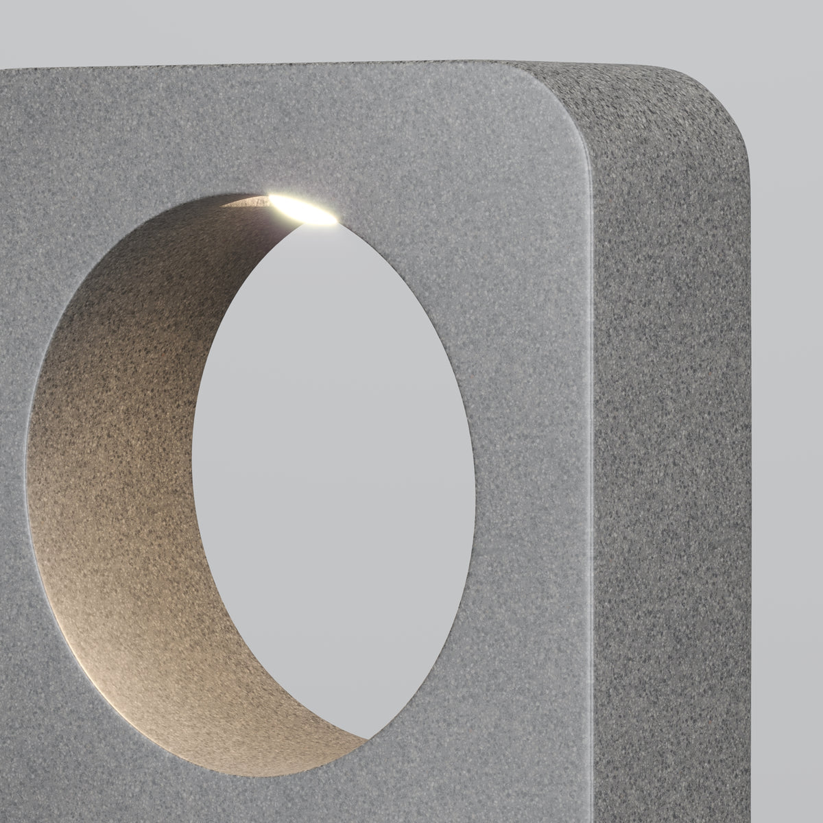 Betone LED Outdoor Bollard Light – Cement, view 2