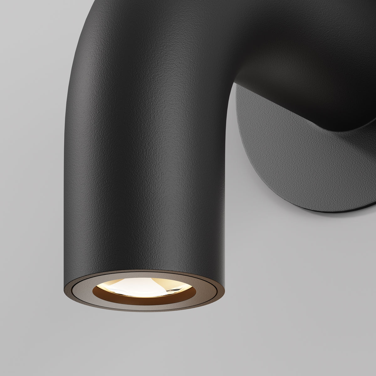 Sleek LED Outdoor Wall Light – Graphite, 2W, IP65 477WL by Maytoni – view 3