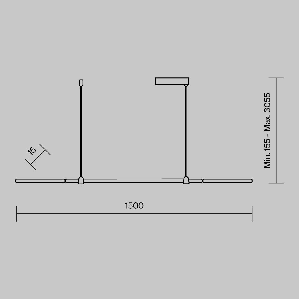 Halo LED Pendant Light – 48W by Maytoni – view 2