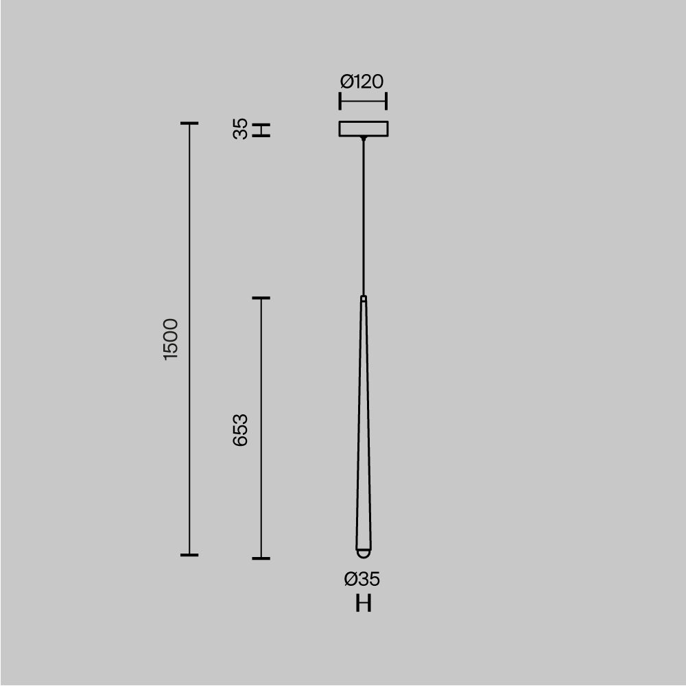 Cascade LED Pendant Light – 6W – Brass (MOD132PL-L6BSK), view 8