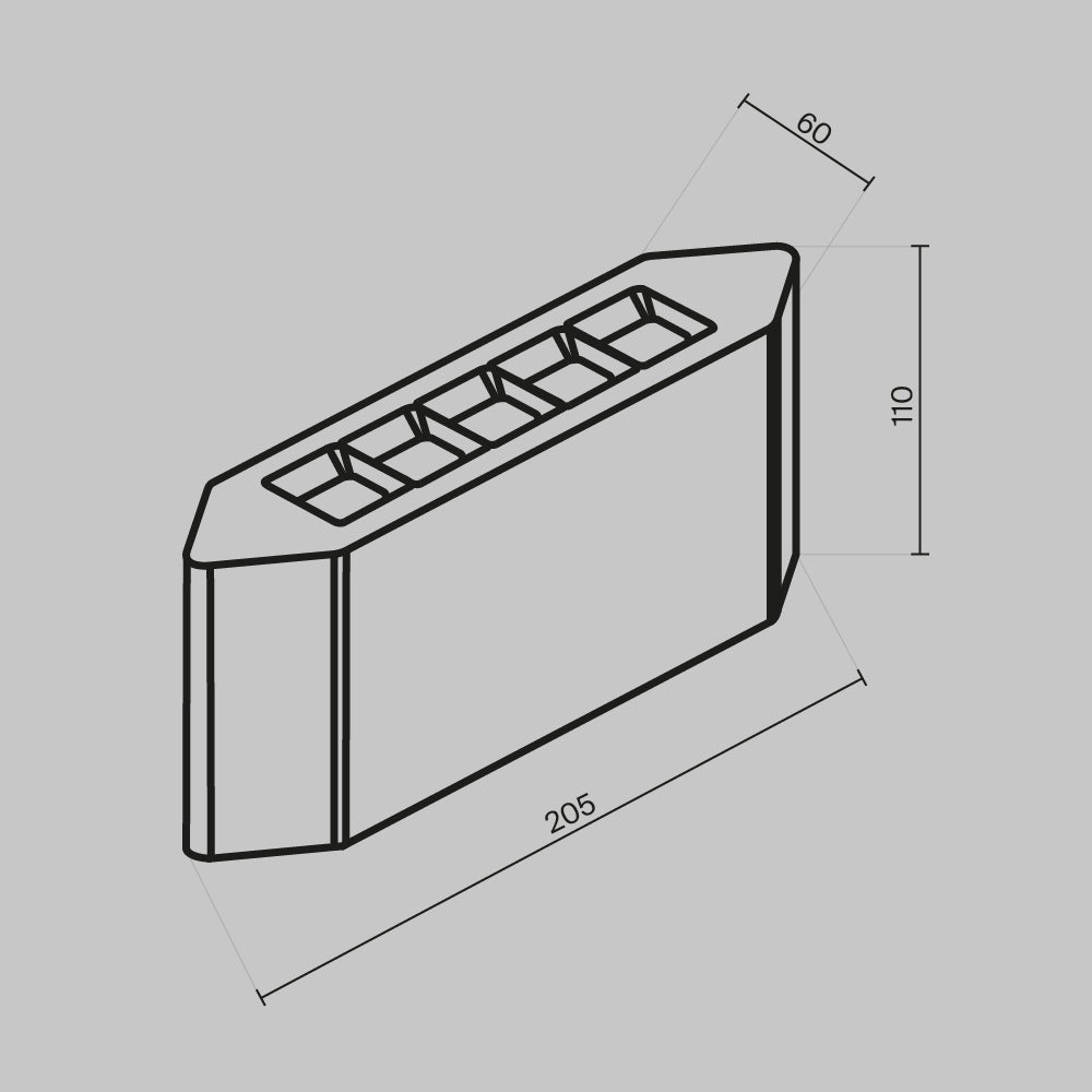 Pull LED Outdoor Light – Graphite, 8W, IP54 by Maytoni – view 5
