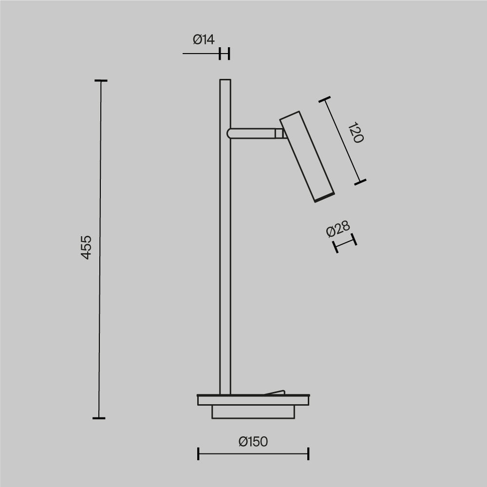 Estudo LED Table Lamp by Maytoni – view 7