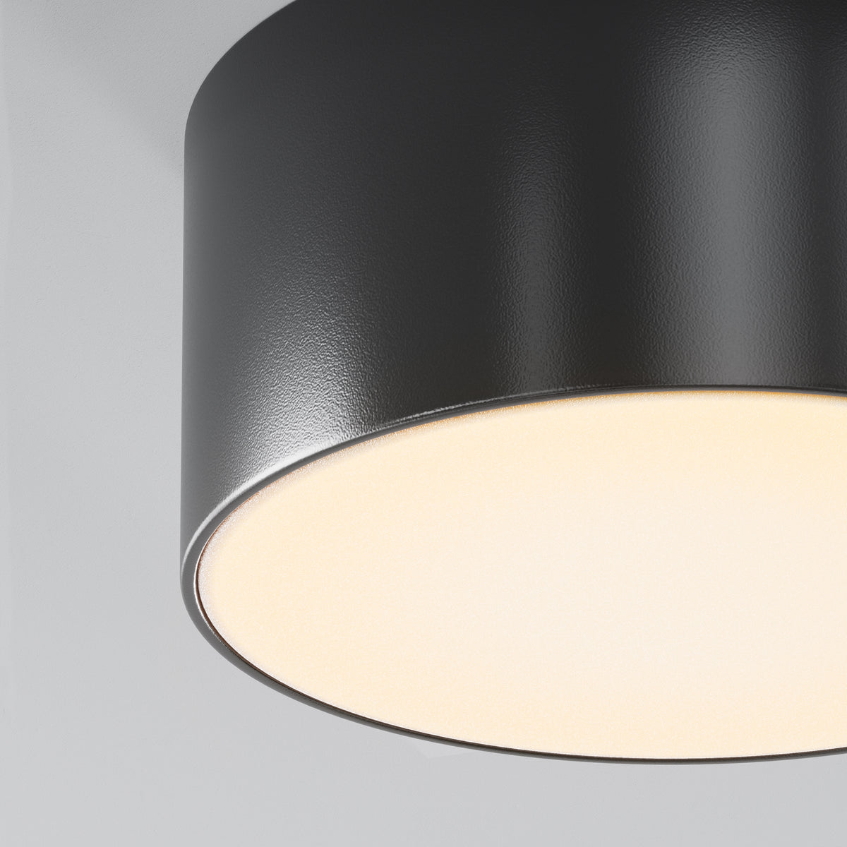 Zon IP LED Outdoor Ceiling Light – Black, view 2