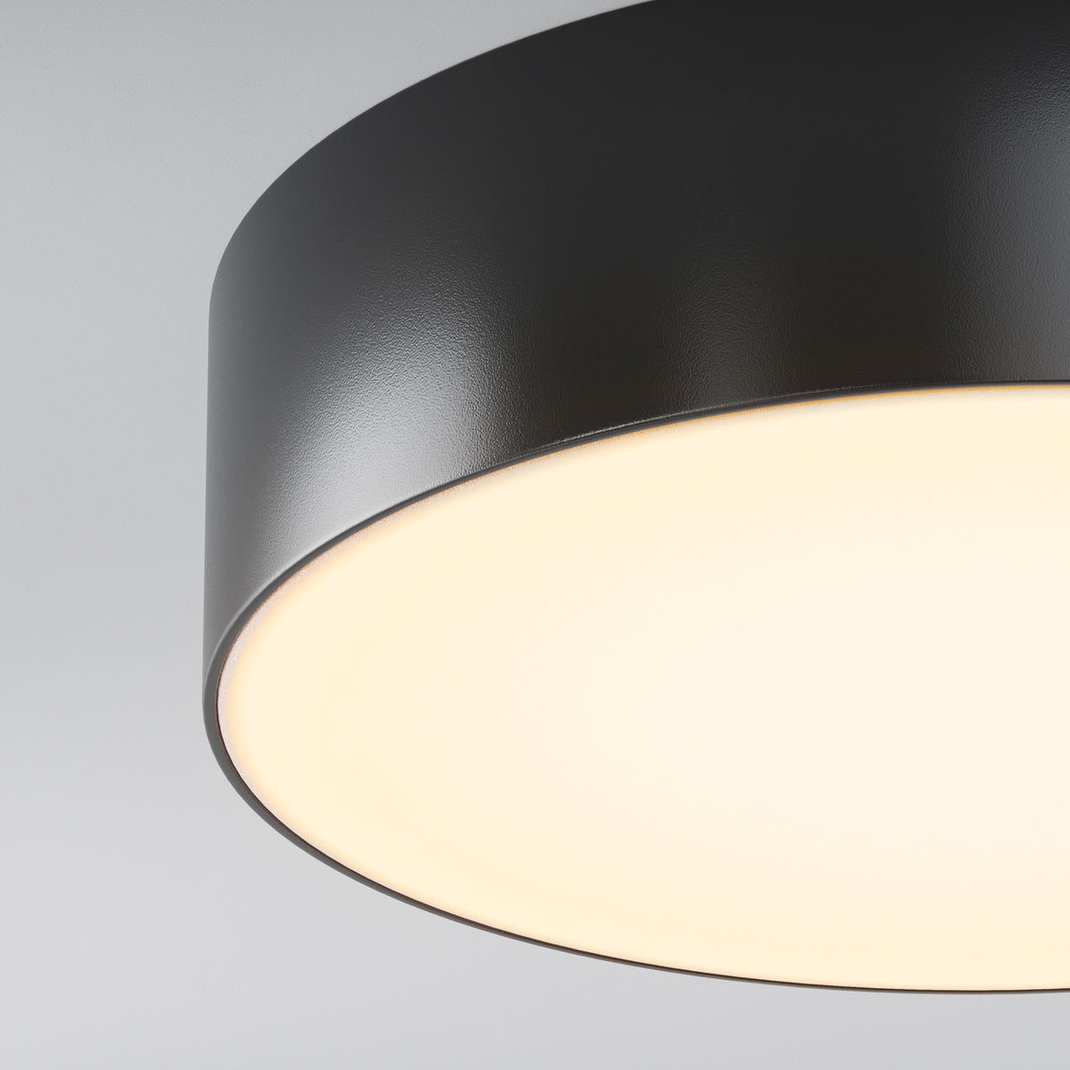 Zon IP LED Outdoor Ceiling Light – Black, view 7