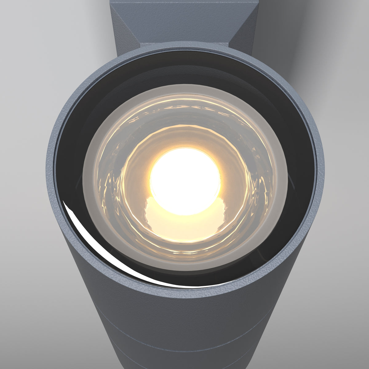 Bowery Double Outdoor Wall Light – Grey, view 7