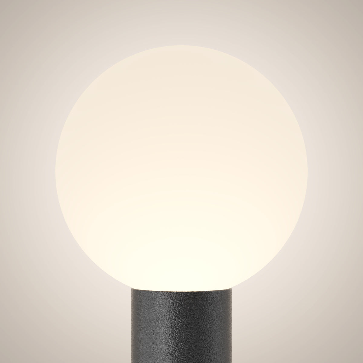 Bold Outdoor Bollard Light – Black, view 2
