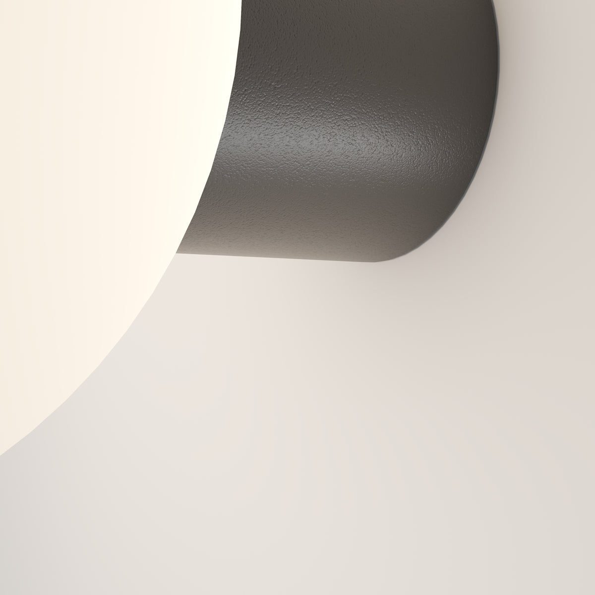 Bold Compact Outdoor Wall Light – Black, view 6
