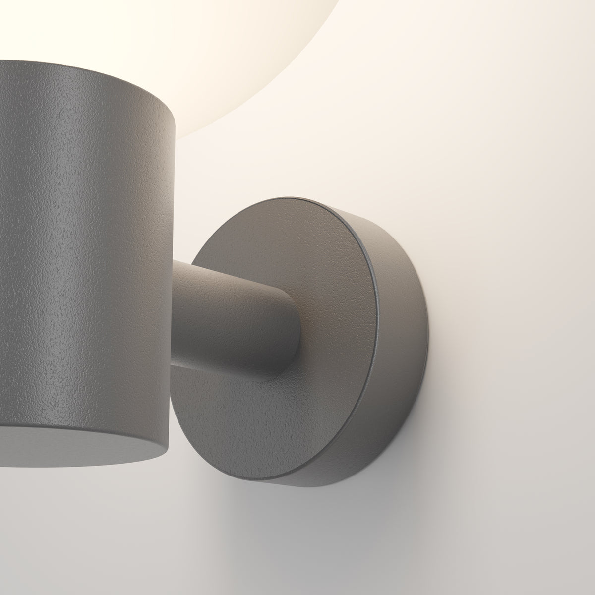 Bold Outdoor Wall Light – Grey, view 2
