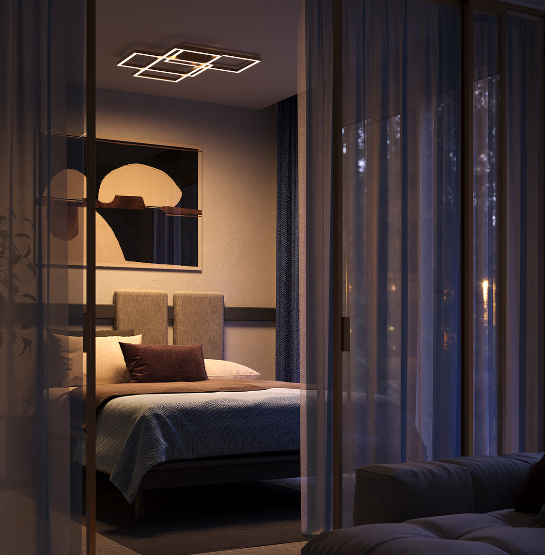 Rida LED Ceiling Light – 78W by Maytoni – view 5