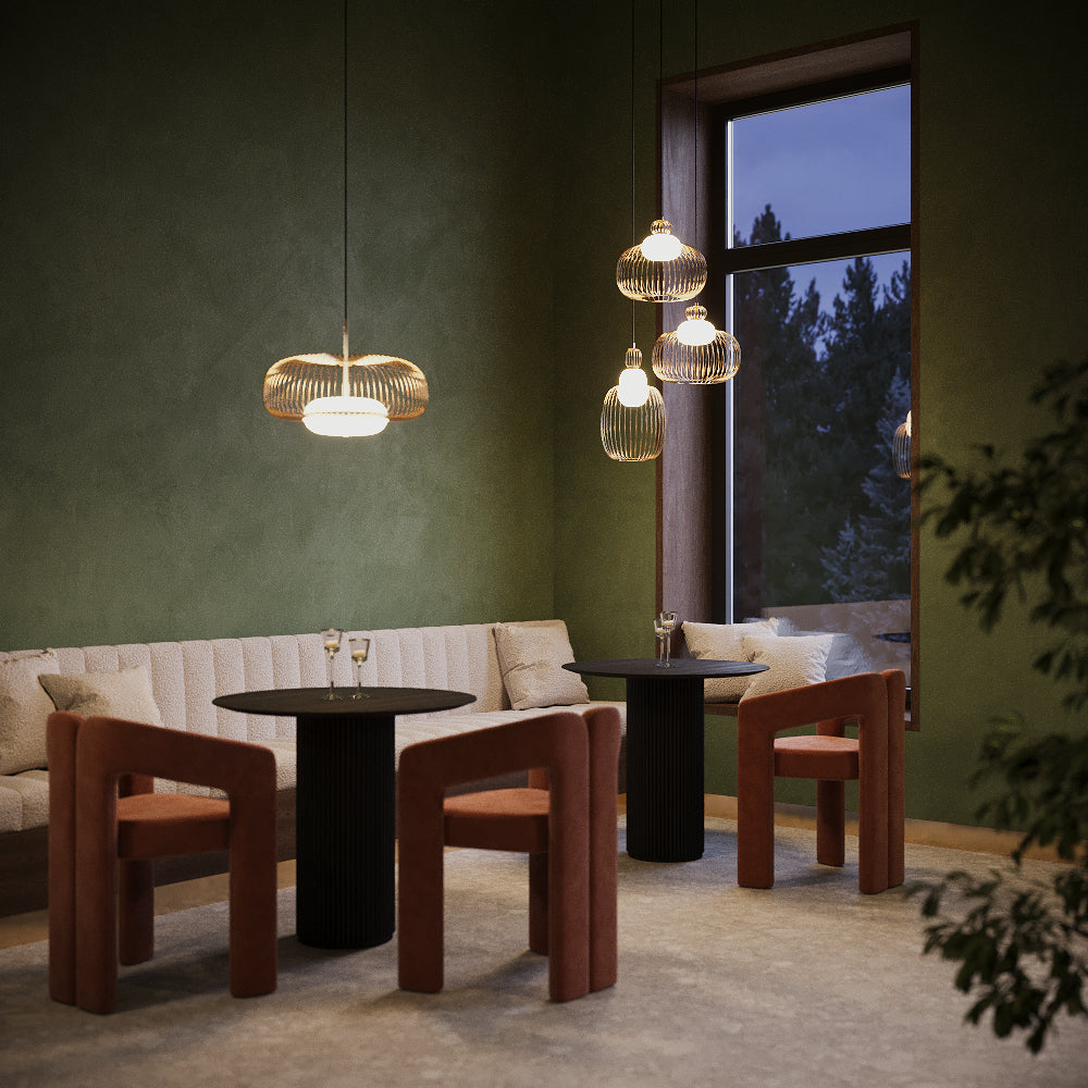 Levitation LED Pendant Light – Brass / White, 20W by Maytoni – view 2
