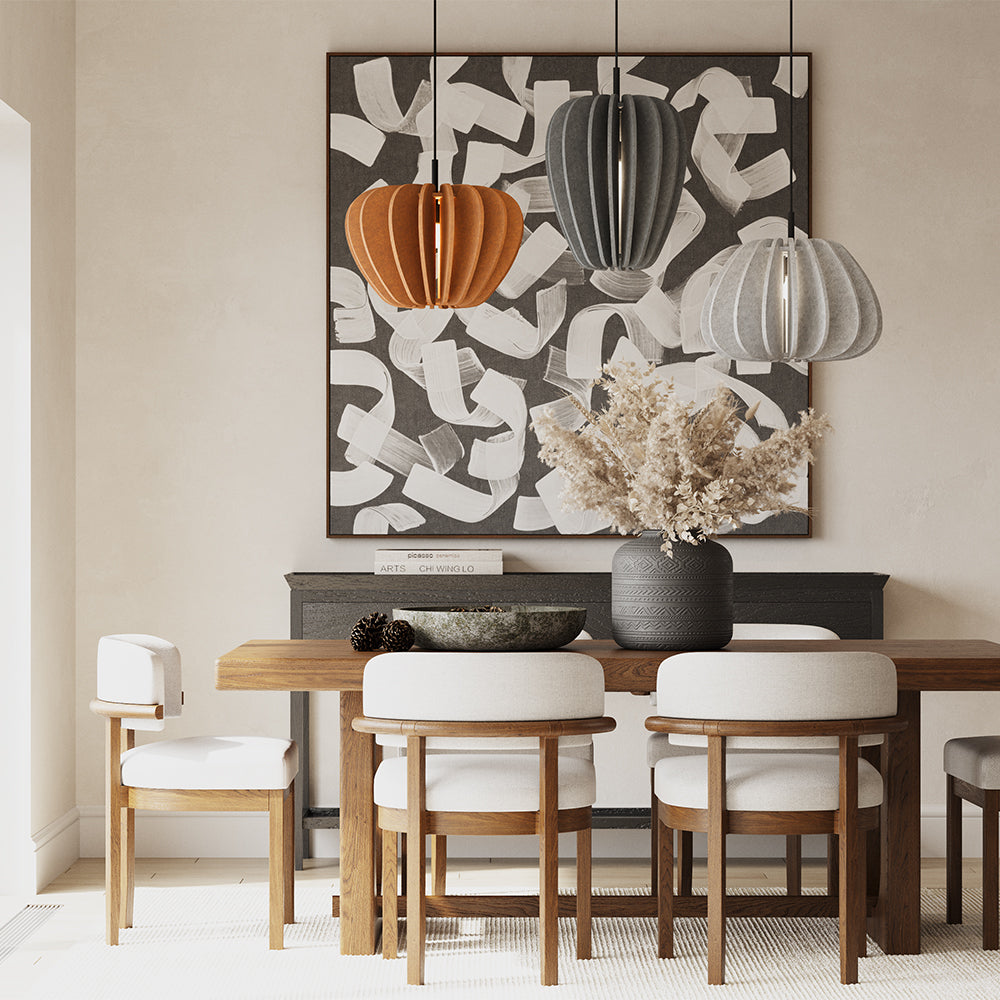 Cambio Pendant Light – Black / Terracotta (MOD398PL-01BR), view 3