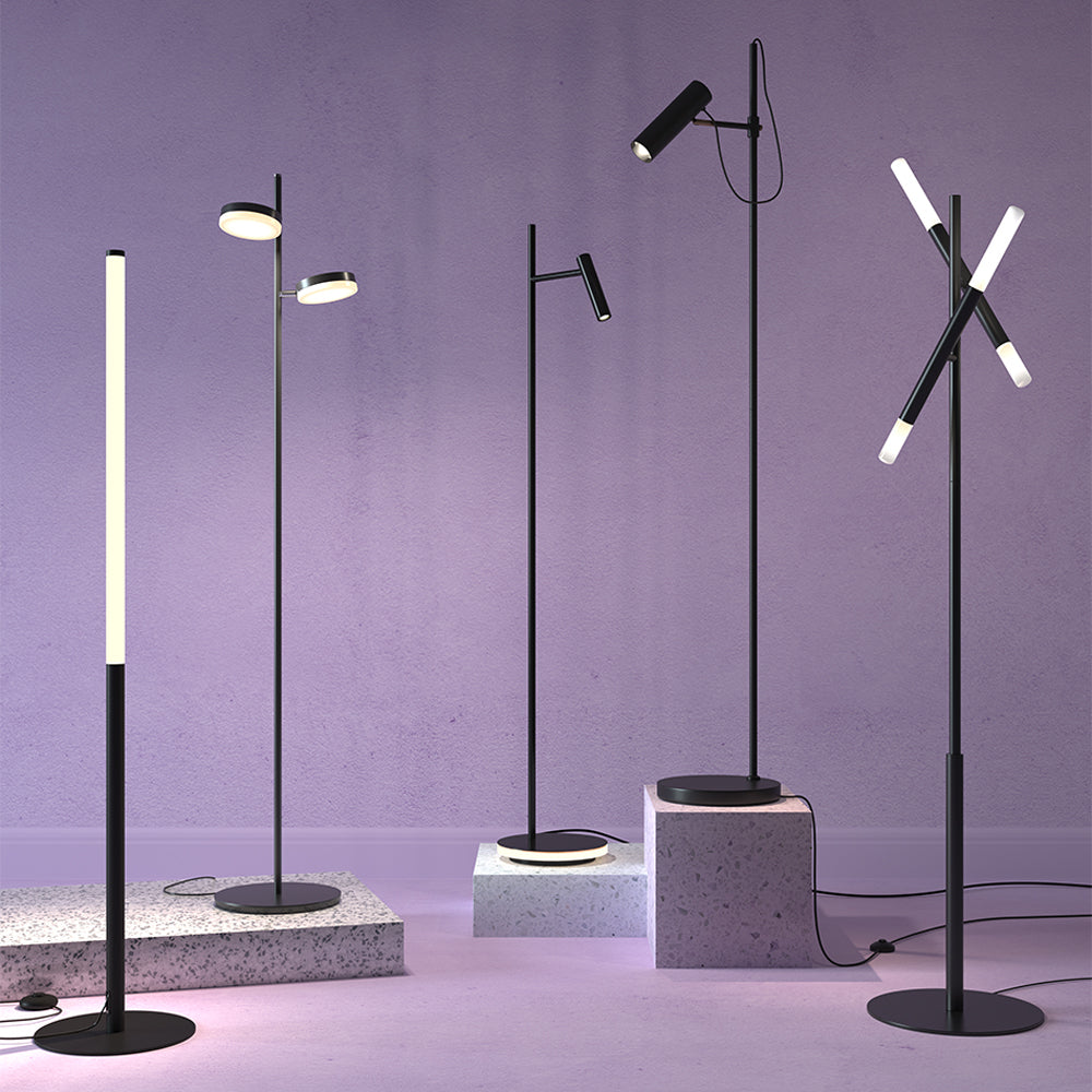 Estudo LED Floor Lamp – Black, 11W by Maytoni – view 2